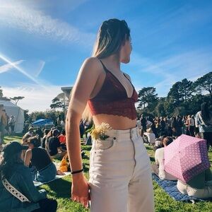 White High Waisted Jeans